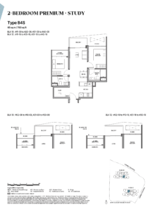 2 bedroom premium study