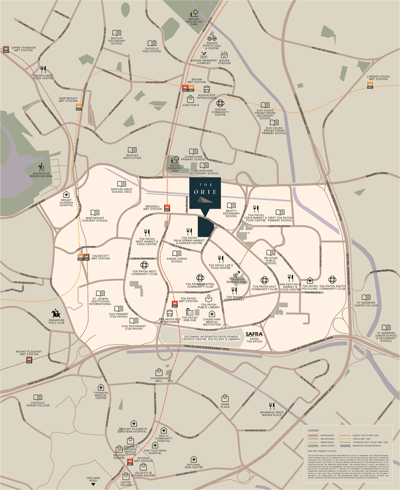 the orie location